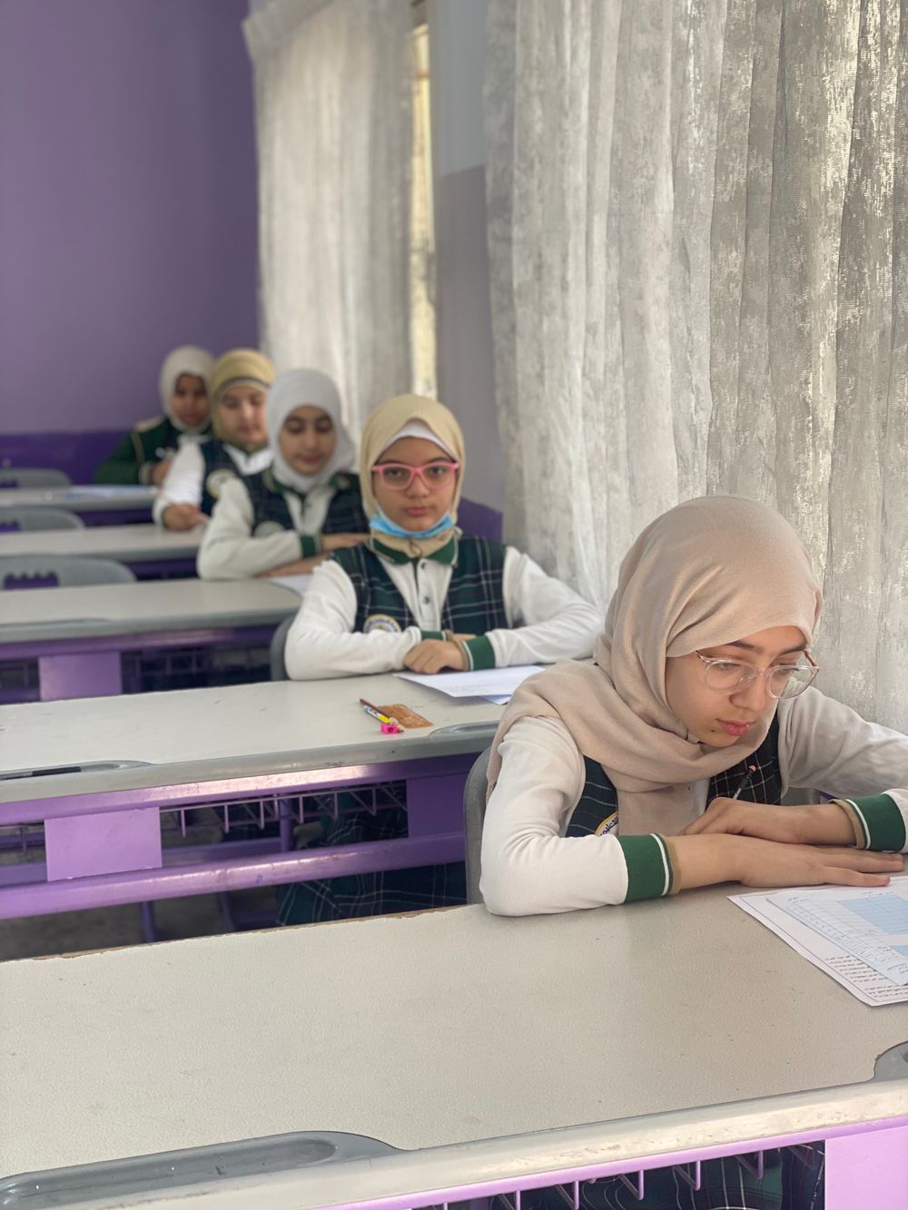 Vue de gestion des classes dans EcoleBox